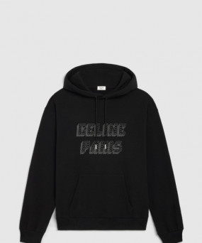 셀린느 로고 후드 긴팔