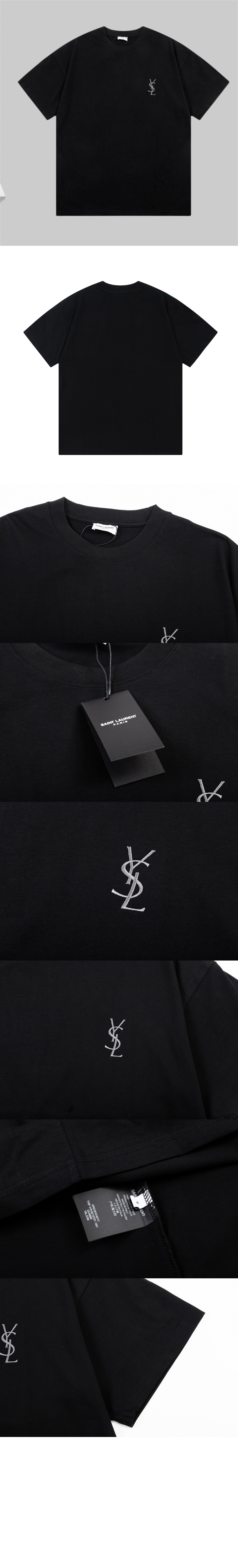 셀린느 로고 프린트 반팔