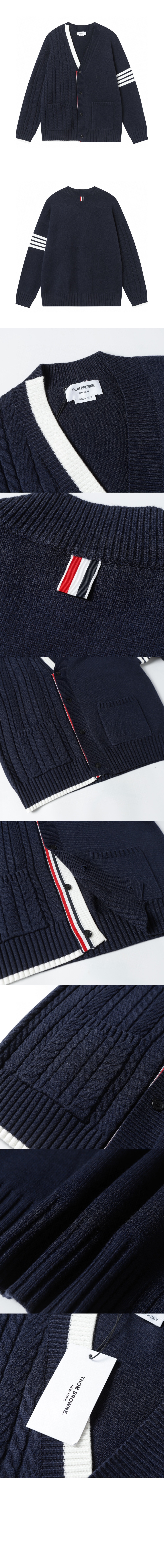 톰브라운 캐시미어 카디건