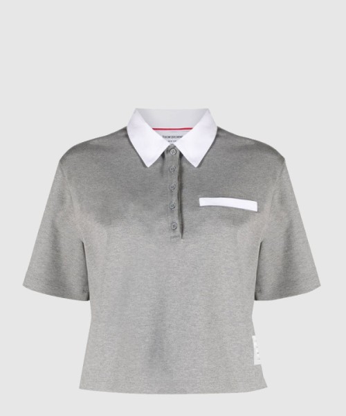 톰브라운 프린트 니트 톱