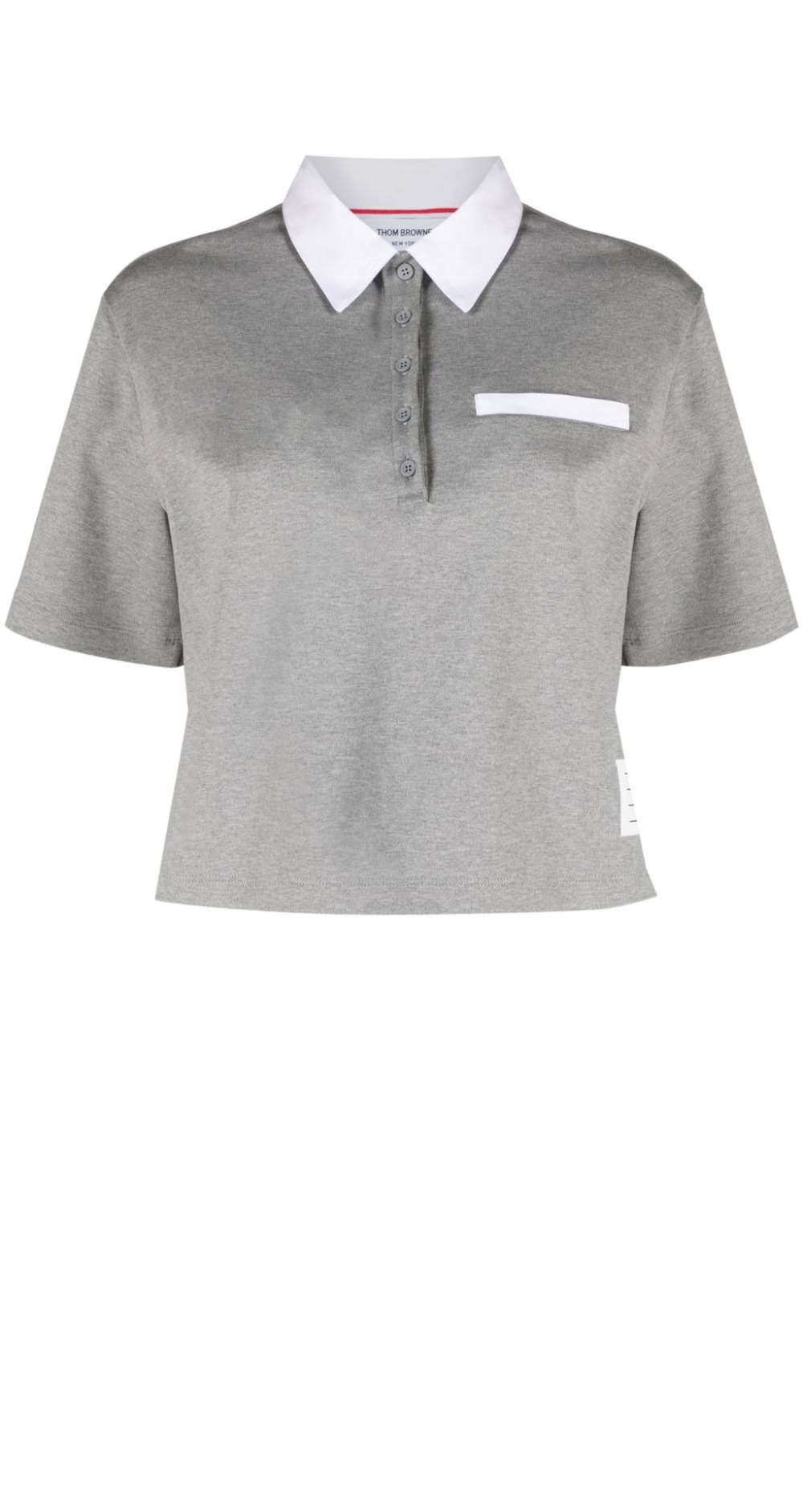 톰브라운 프린트 니트 톱