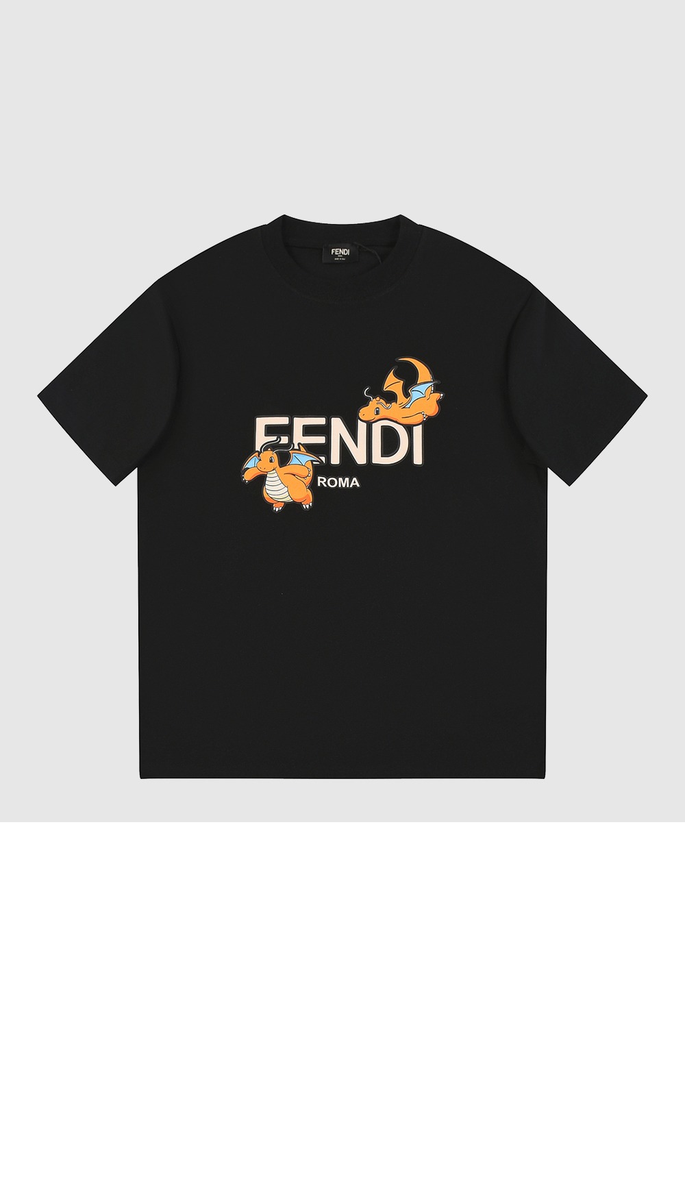 펜디 로고 프린트 반팔