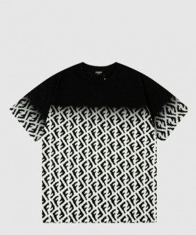 펜디 로고 프린트 반팔