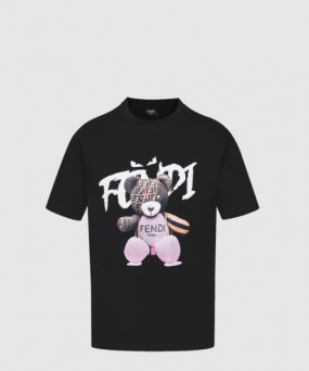 펜디 플라워 코튼 톱