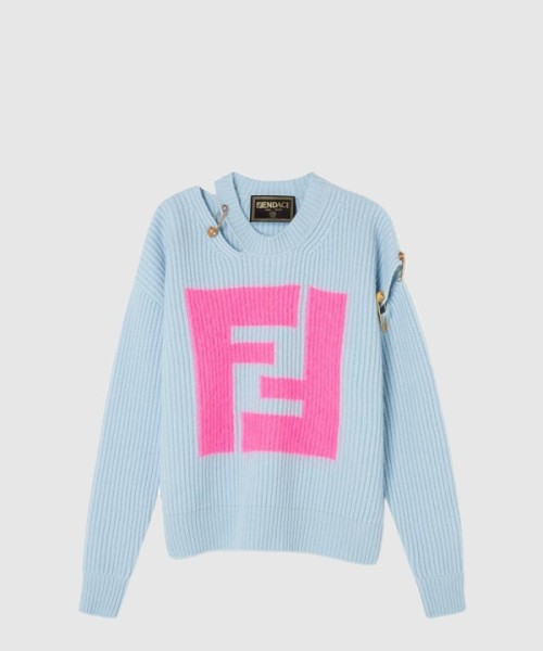 펜디 로고 긴팔 톱