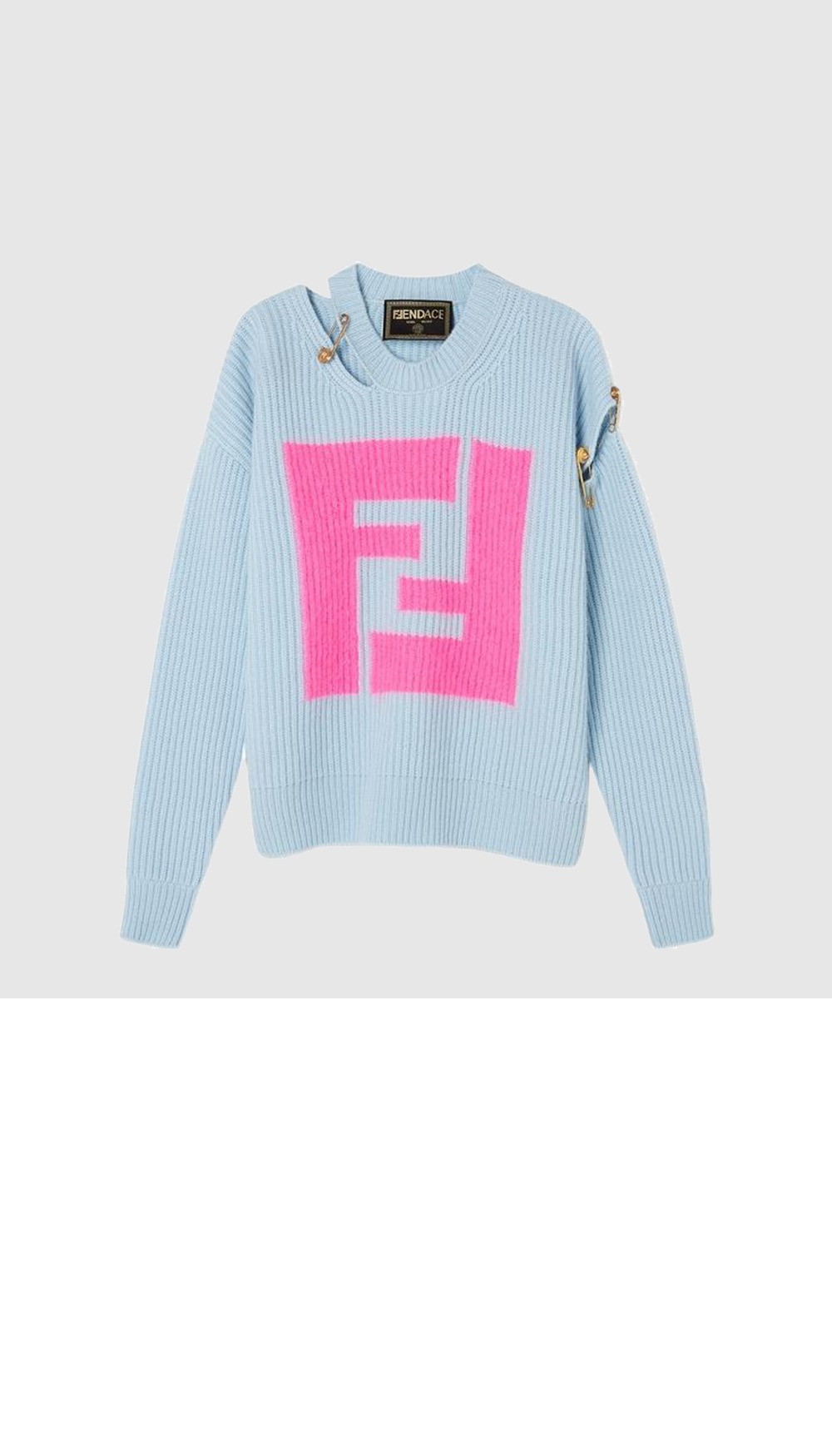 펜디 로고 긴팔 톱