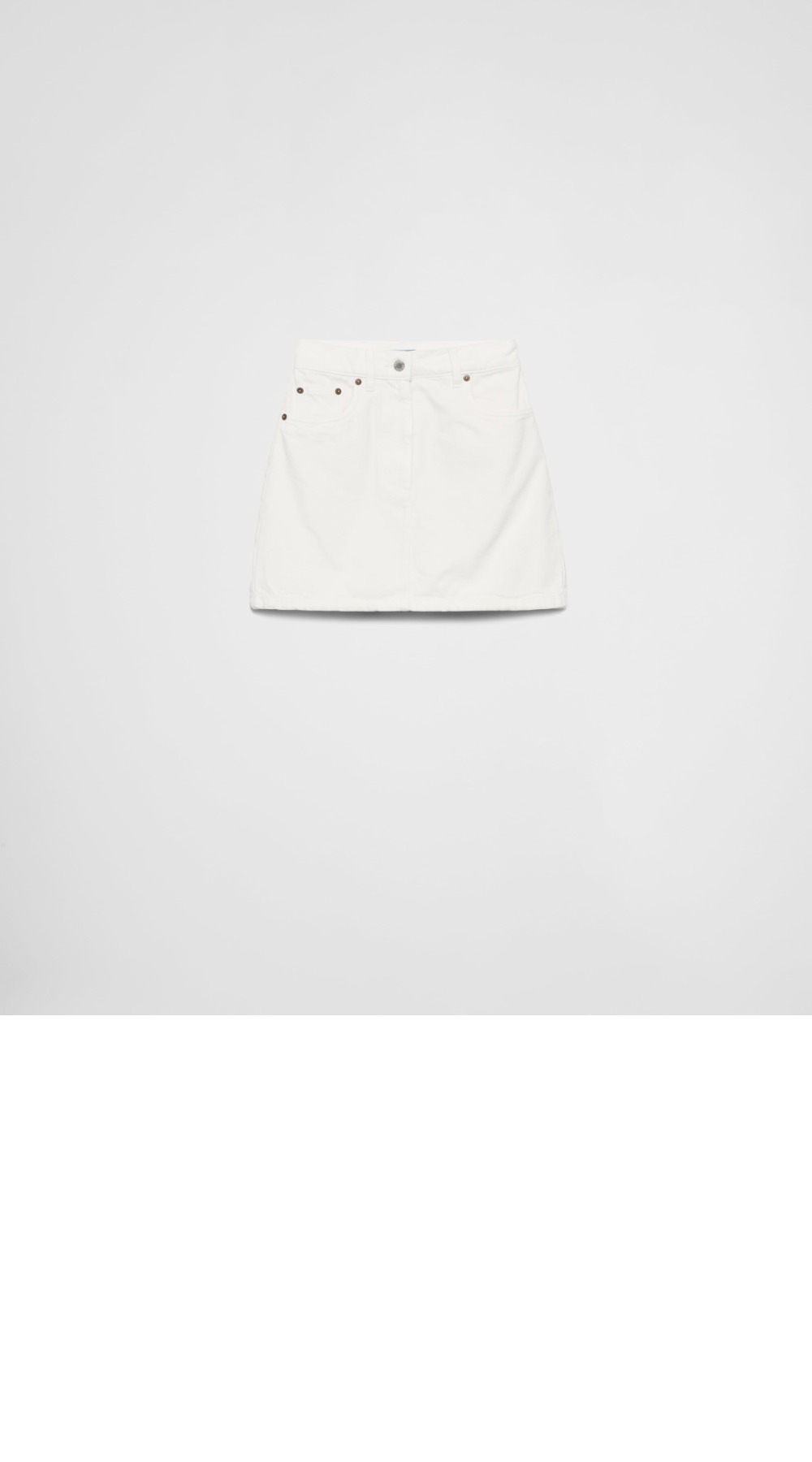 프라다 데님 미니스커트