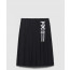 프라다 플리츠 개버딘 미디스커트