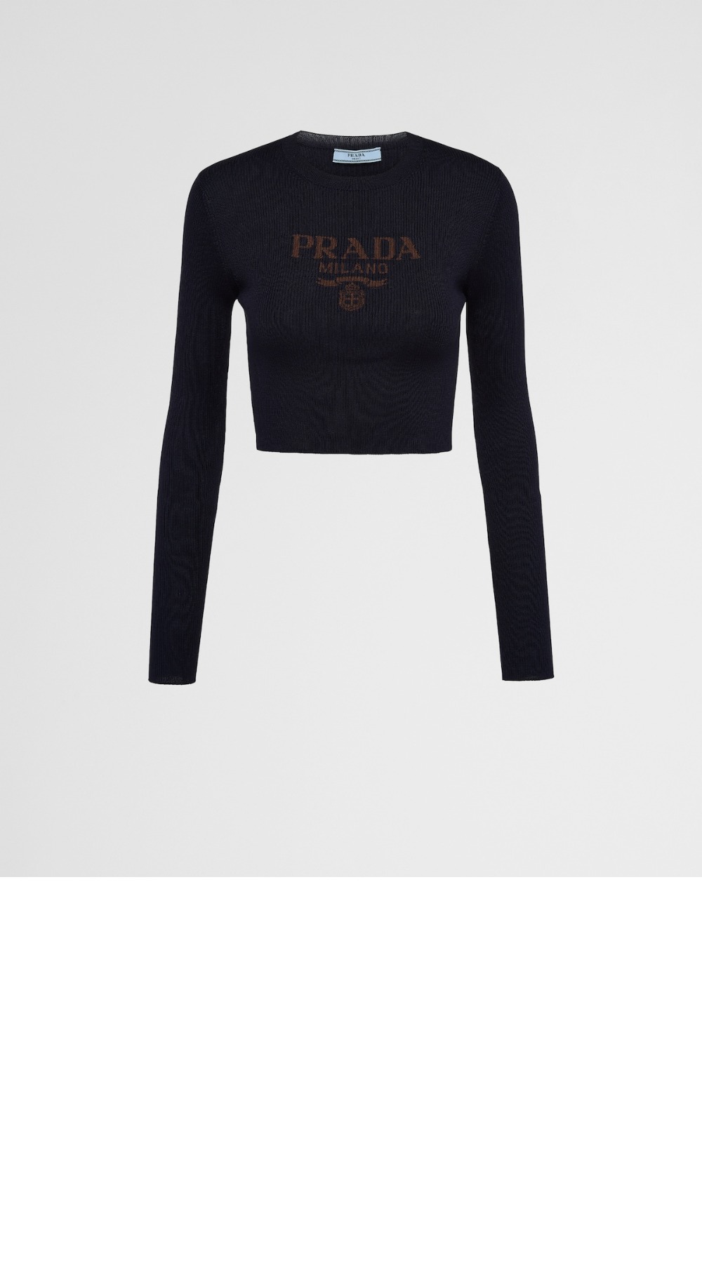 프라다 프린트 니트 톱