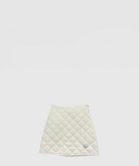 프라다 로고 하프 스커트