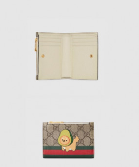 구찌 애니멀 프린트 반지갑 736758