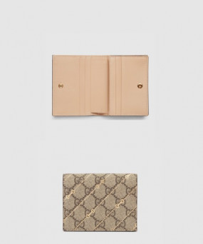 구찌 GG 수프림 캔버스 카드 케이스 지갑 774332