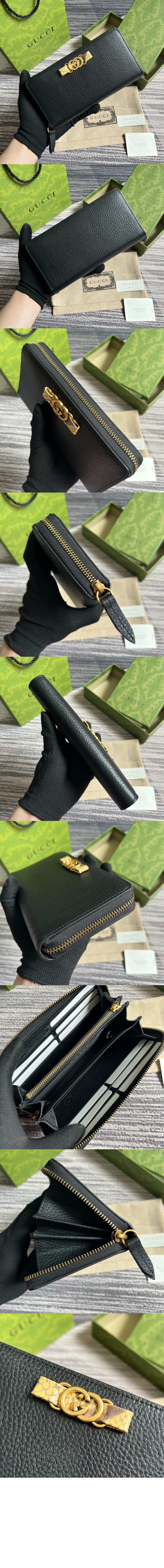 구찌 장지갑 파이톤 750458