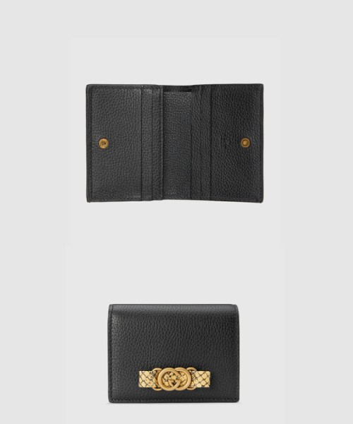 구찌 인터로킹 G 파이톤 보우 카드지갑 746059