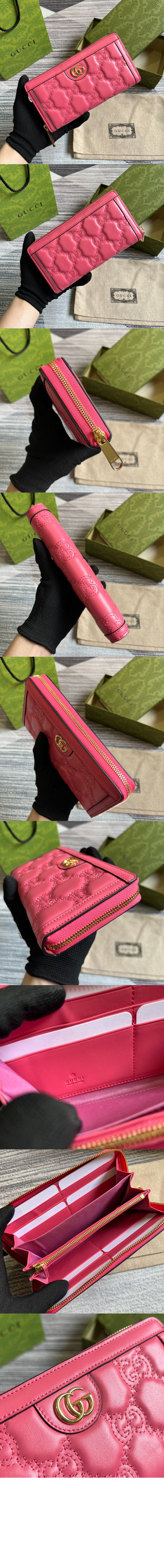 구찌 GG 마틀라세 지퍼월렛 723784