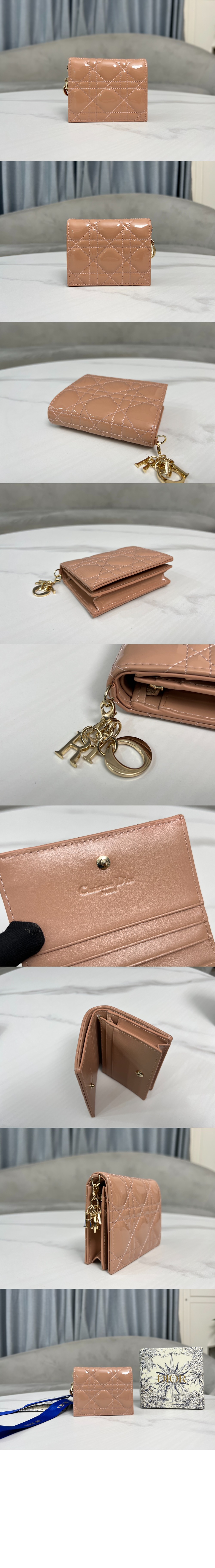 디올 레이디 페이던트 카드지갑 S0178