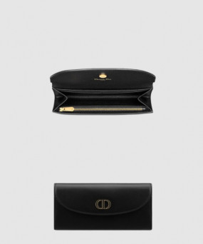 디올 30 Montaigne Avenue 송아지 가죽 지갑 S2314