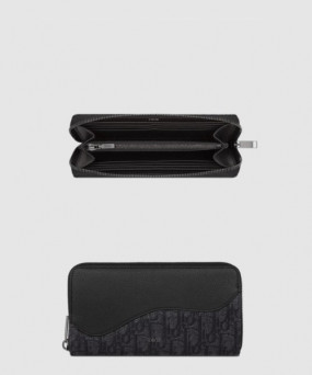 디올 Saddle 지퍼 장지갑 2ADBC