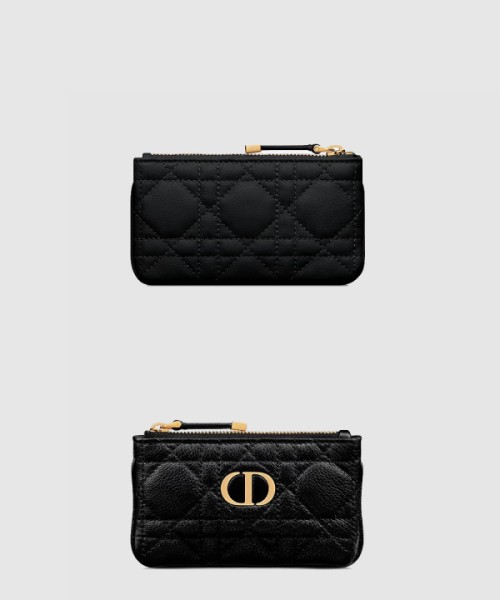 디올 Dior Caro Myrte 지퍼 열쇠 케이스 S5158
