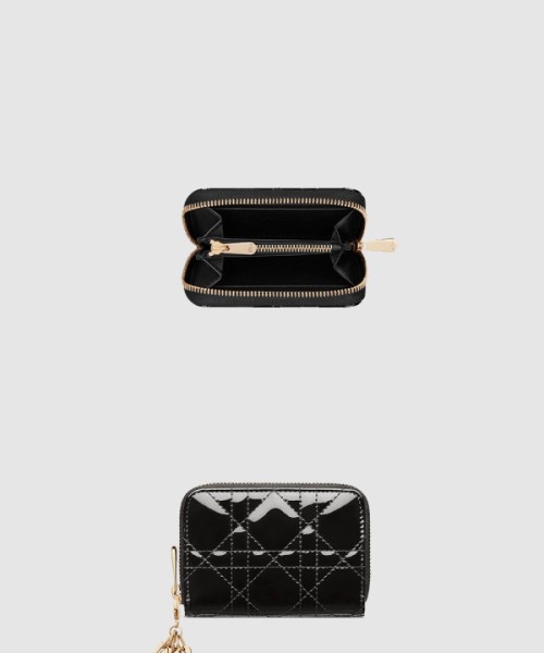 디올 Lady Dior Voyageur 스몰 동전 지갑 S0985