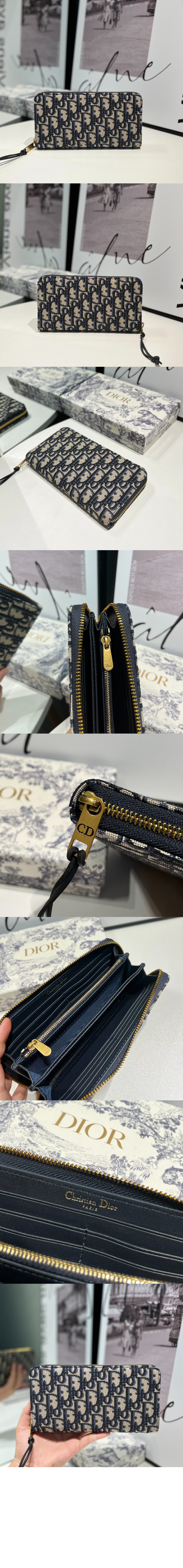 디올 오블리크 보이저 지퍼월렛 S2064