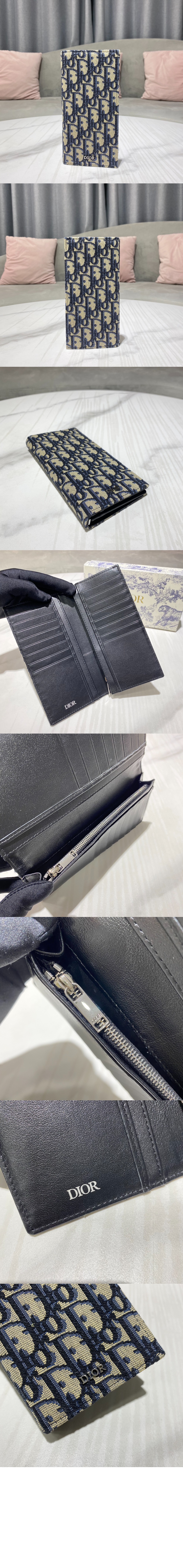 디올 오블리크 장지갑 2OBBC