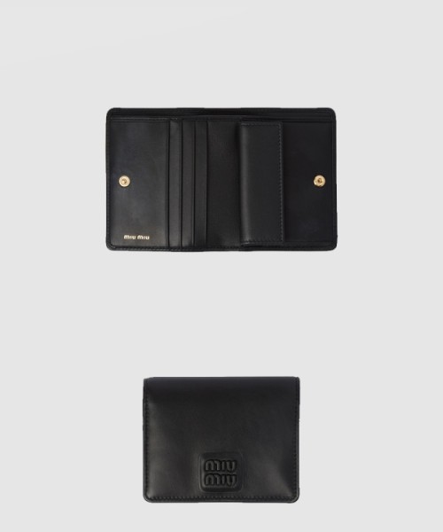 미우미우 가죽 반지갑 5MV204