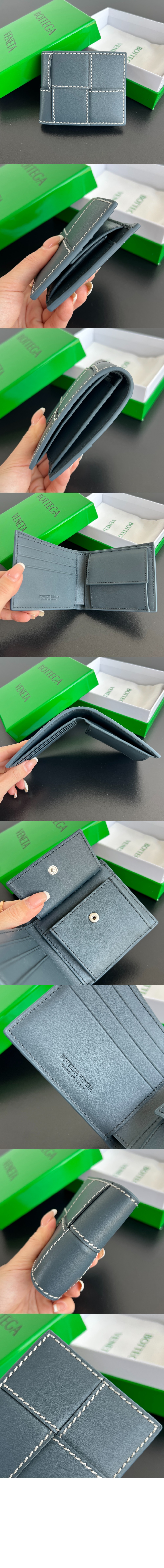 보테가베네타 카세트 비폴드 지갑 위드 코인 퍼스 749455