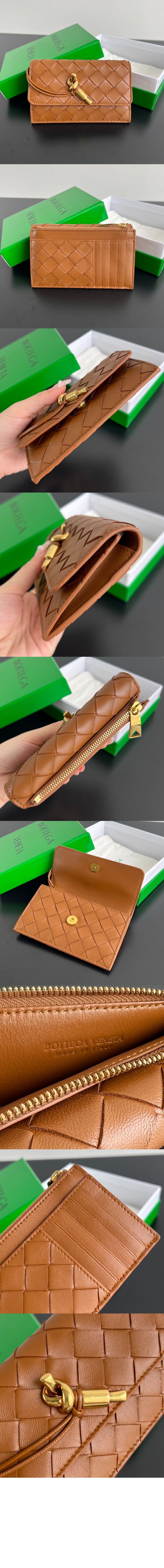 보테가베네타 안디아모 지퍼 카드 케이스 776031