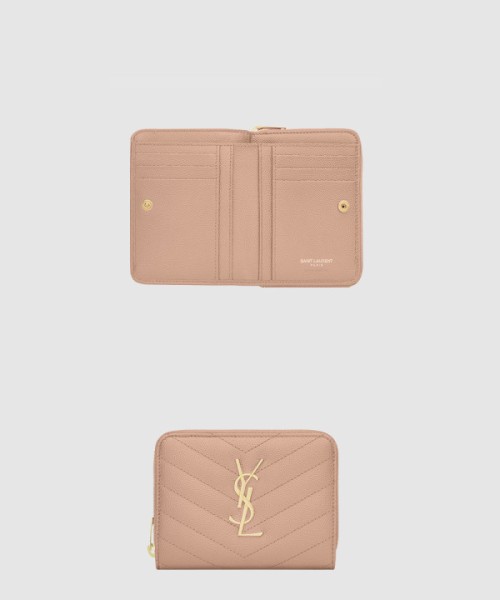 생로랑 모노그램 컴팩트 반지갑 403723