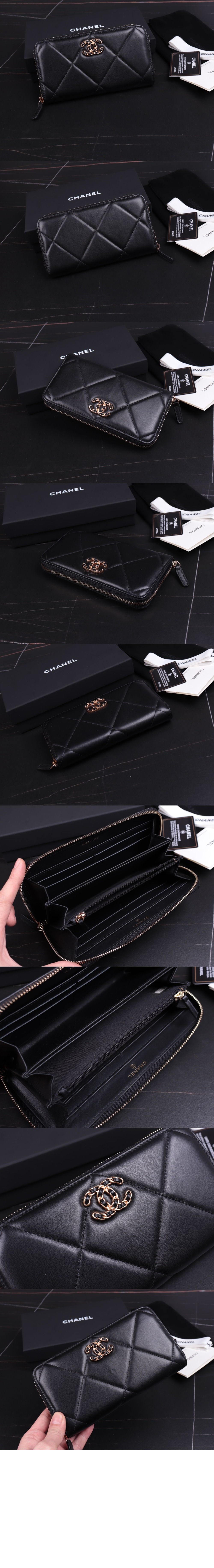 샤넬19 지퍼월렛 AP0946