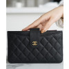 샤넬 장지갑 캐비어 금장 AP6616
