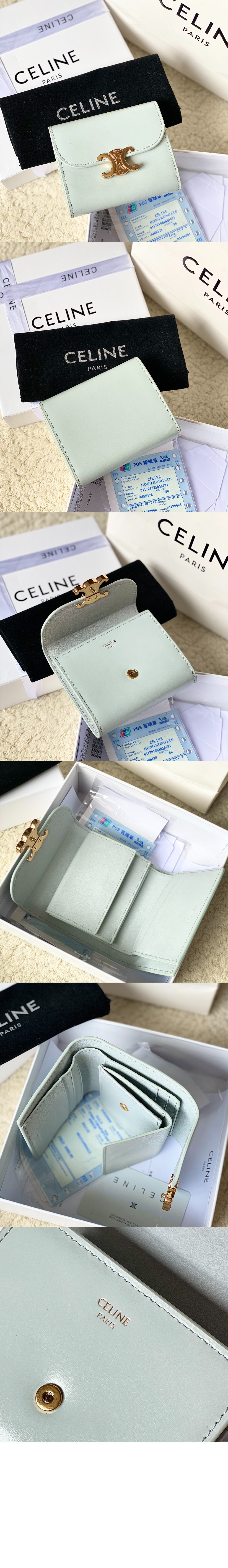 셀린느트리오페 반지갑 10D783