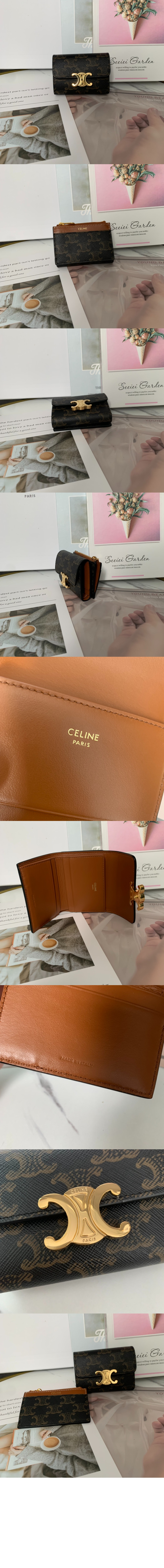 셀린느 컴팩트 반지갑 10I652