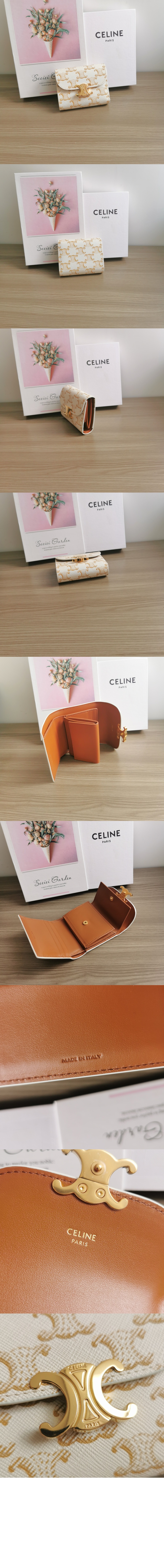 셀린느 트리오페 반지갑 10D782