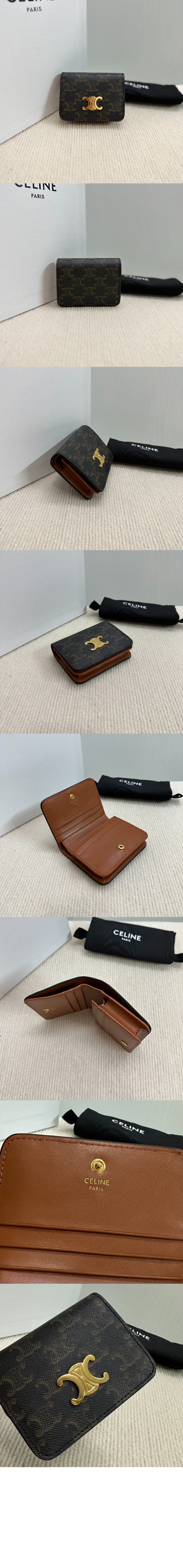 셀린느트리오페 컴팩트 지갑 10K622