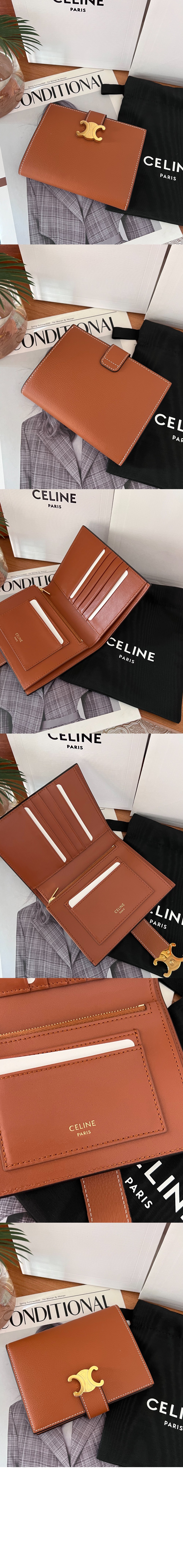 셀린느 미디엄 니노 스트랩 지갑 10M913