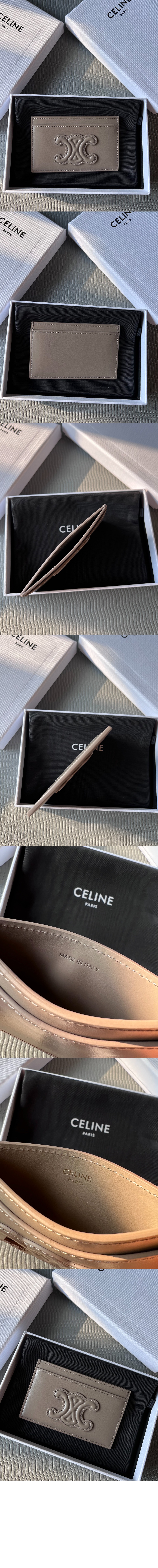 셀린느 퀴르 트리옹프 카드 지갑 10B703