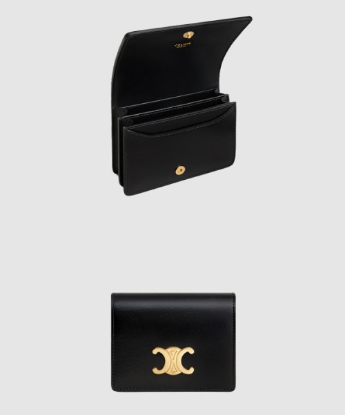 셀린느트리옹프 명함 지갑 - 샤이니 카프스킨 10M123