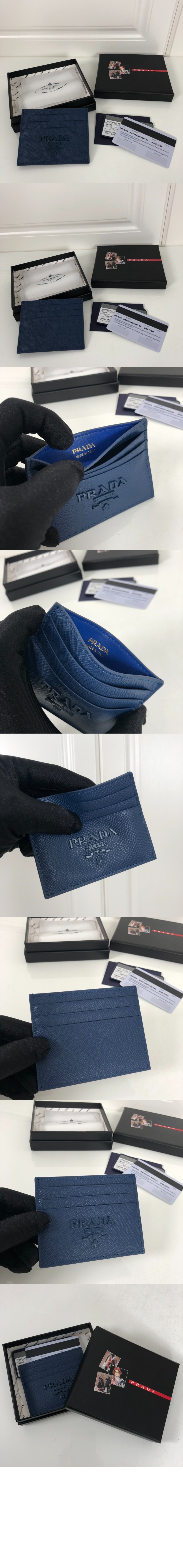 프라다 모노크롬 카드지갑 1MC025